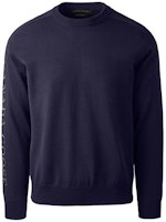 Canada Goose FW21 Logo Crewneck Pullover Sweater Men’s Navy Blue. 6892M-67 Canada Goose FW21 Logo Crewneck Pullover Sweater Men’s Navy Blue. 6892M-67