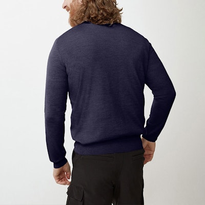 Jersey Suéter Hombre Azul Marino Canada Goose FW21 Logo. 6892M-67 Shop Jersey Suéter Hombre Azul Marino Canada Goose FW21 Logo. 6892M-67