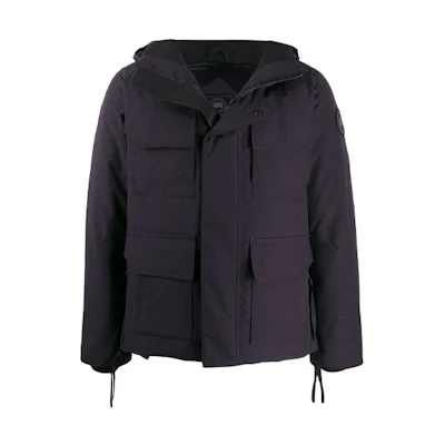 Canada Goose FW21 Maitland Black Label Hooded Parka Jacket Navy Unisex. 4550MB-67