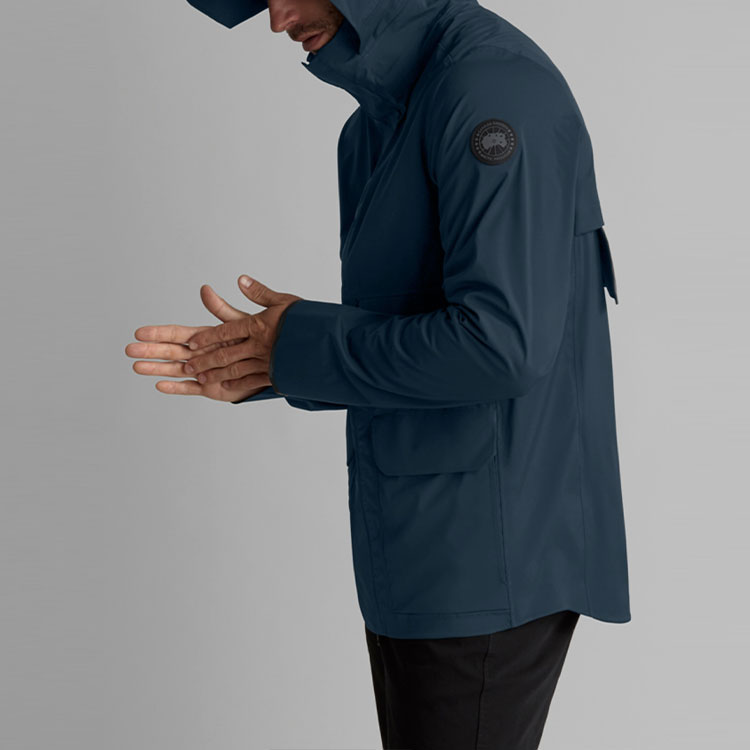 Canada Goose FW21 Meaford Black Label Hooded Logo Jacket Men’s Blue. 5611MB-466 圖 5