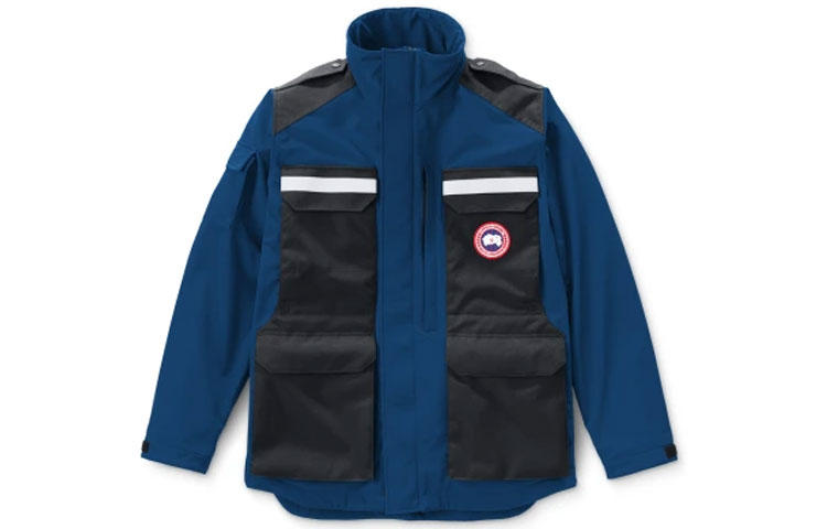 Canada Goose FW21 Photojournalist Colorblock Multi-Pocket Stand Collar Jacket Blue Men 2414M-805 圖 2