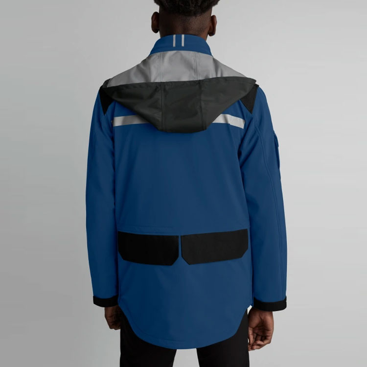 Canada Goose FW21 Photojournalist Colorblock Multi-Pocket Stand Collar Jacket Blue Men 2414M-805 圖 4