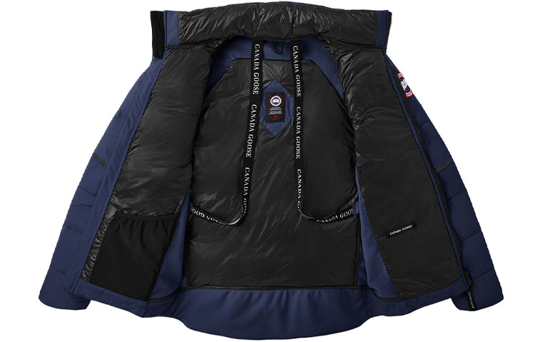 Lookbook Canada Goose FW21 Quilted Puffer Jacket Navy Unisex Winter Classic Collection. 2744M-63