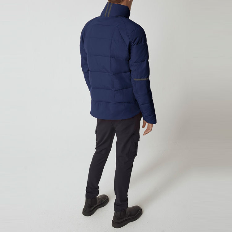 Details for Canada Goose FW21 Quilted Puffer Jacket Navy Unisex Winter Classic Collection. 2744M-63