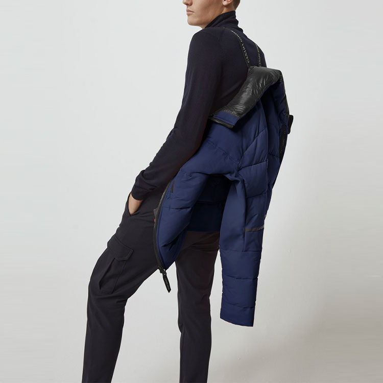 Cheap Canada Goose FW21 Quilted Puffer Jacket Navy Unisex Winter Classic Collection. 2744M-63