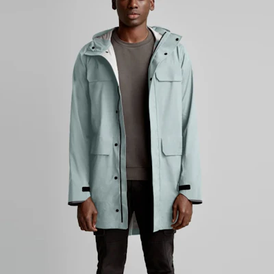 カナダグース FW21 シーウルフ ロゴ ヘザーグレー フーデッドジャケット 5607M-477 Lookbook カナダグース FW21 シーウルフ ロゴ ヘザーグレー フーデッドジャケット 5607M-477