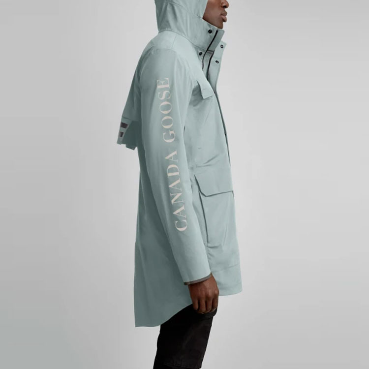 Details for カナダグース FW21 シーウルフ ロゴ ヘザーグレー フーデッドジャケット 5607M-477