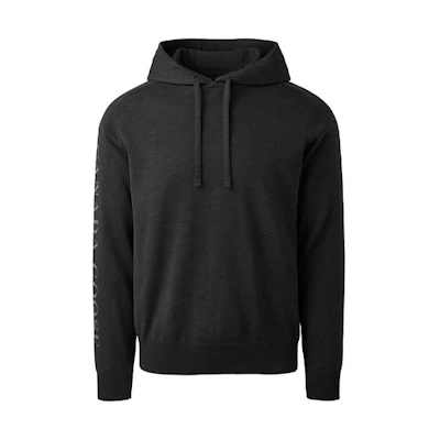 Canada Goose FW21 Welland Logo Print Hoodie Black. 6891M-61