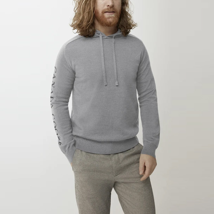 Canada Goose FW21 Welland Logo Print Hoodie Menswear Ash Grey. 6891M-717 圖 3