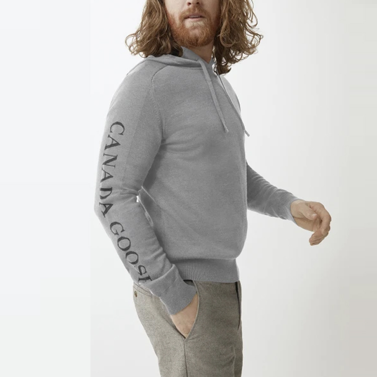 Canada Goose FW21 Welland Logo Print Hoodie Menswear Ash Grey. 6891M-717 圖 5