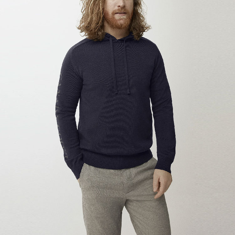 Canada Goose FW21 Welland Series Logo Hoodie Blue 6891M-67 圖 3