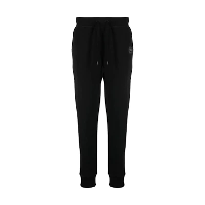 Canada Goose FW22 Black Jogger Pants with Logo and Elastic Waist. 7402MB-61