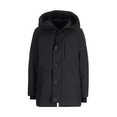 Canada Goose FW22 Black Logo Patch Hooded Parka Jacket 2053MB-61