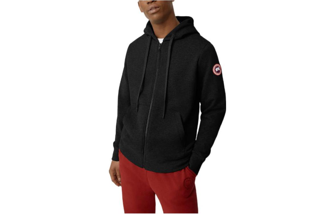 Order Canada Goose FW22  Black Pullover Zip-Up Hoodie Jacket 7401-M61
