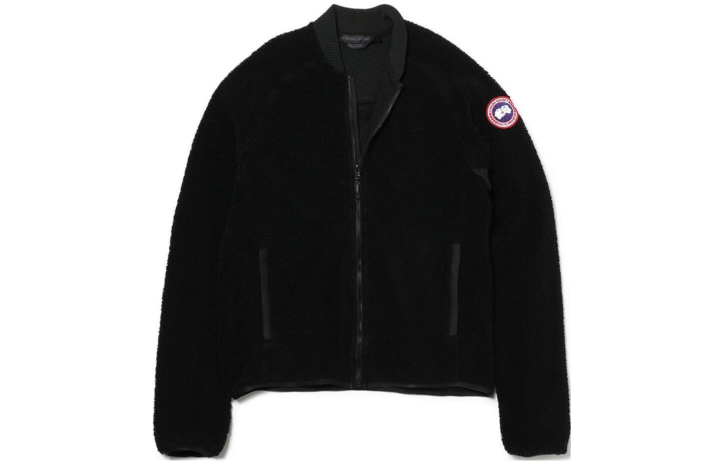 Canada Goose FW22 Black Logo Zip-Up Jacket Unisex 6998M-37