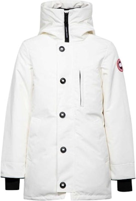 Canada Goose FW22 Chateau Logo Patch Zip-Up Down Jacket Polaris White 2053M-433 Lookbook Canada Goose FW22 Chateau Logo Patch Zip-Up Down Jacket Polaris White 2053M-433