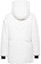 Shop Canada Goose FW22 Chateau Logo Patch Zip-Up Down Jacket Polaris White 2053M-433