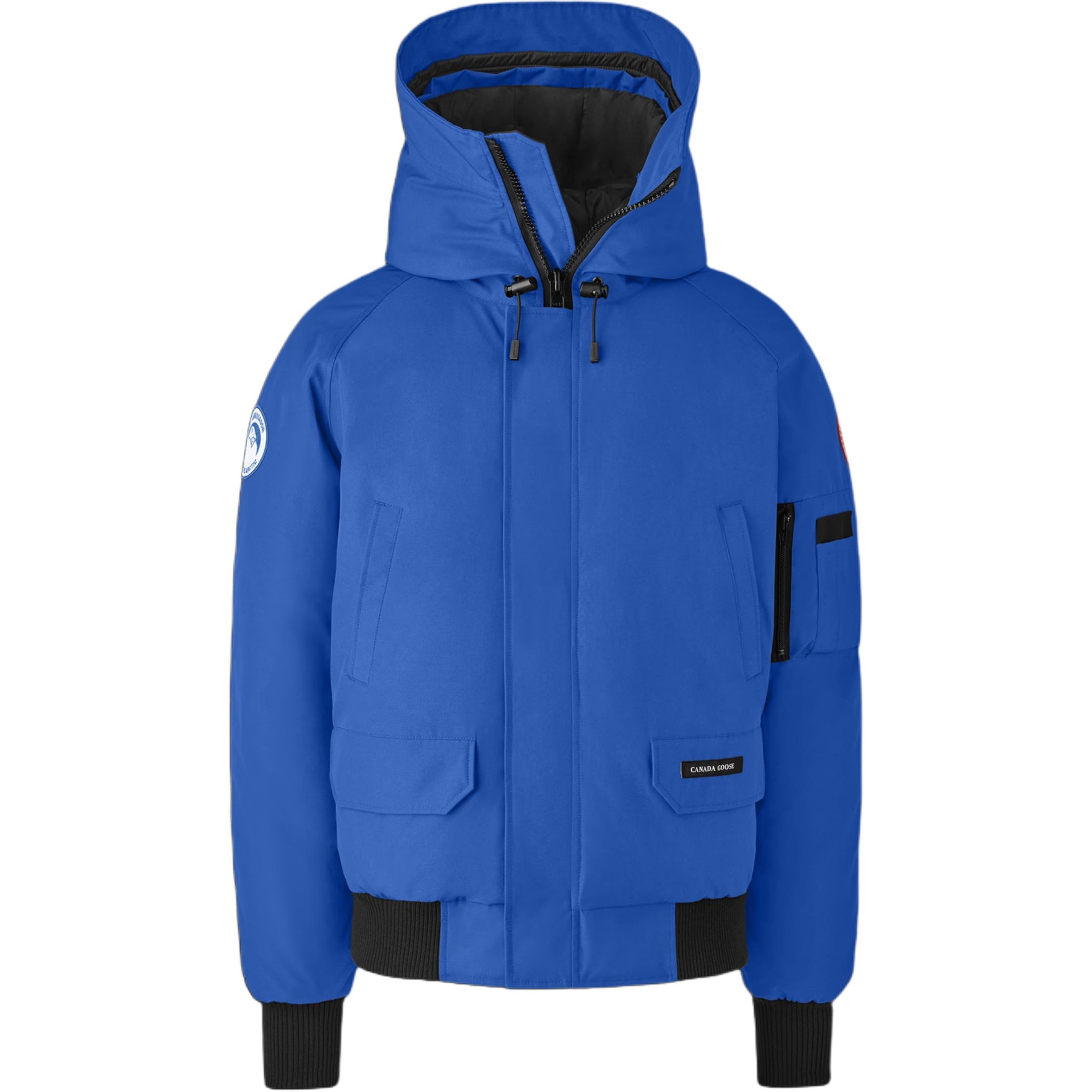 Canada Goose FW22 Chilliwack Waterproof Windproof Letter Print Hooded Down Jacket Blue 2050MPB-64