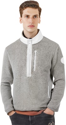 Canada Goose FW22 Colorblock Half-Zip Pullover Sweatshirt Pria Beige 7053M2-99 Sizing Canada Goose FW22 Colorblock Half-Zip Pullover Sweatshirt Pria Beige 7053M2-99