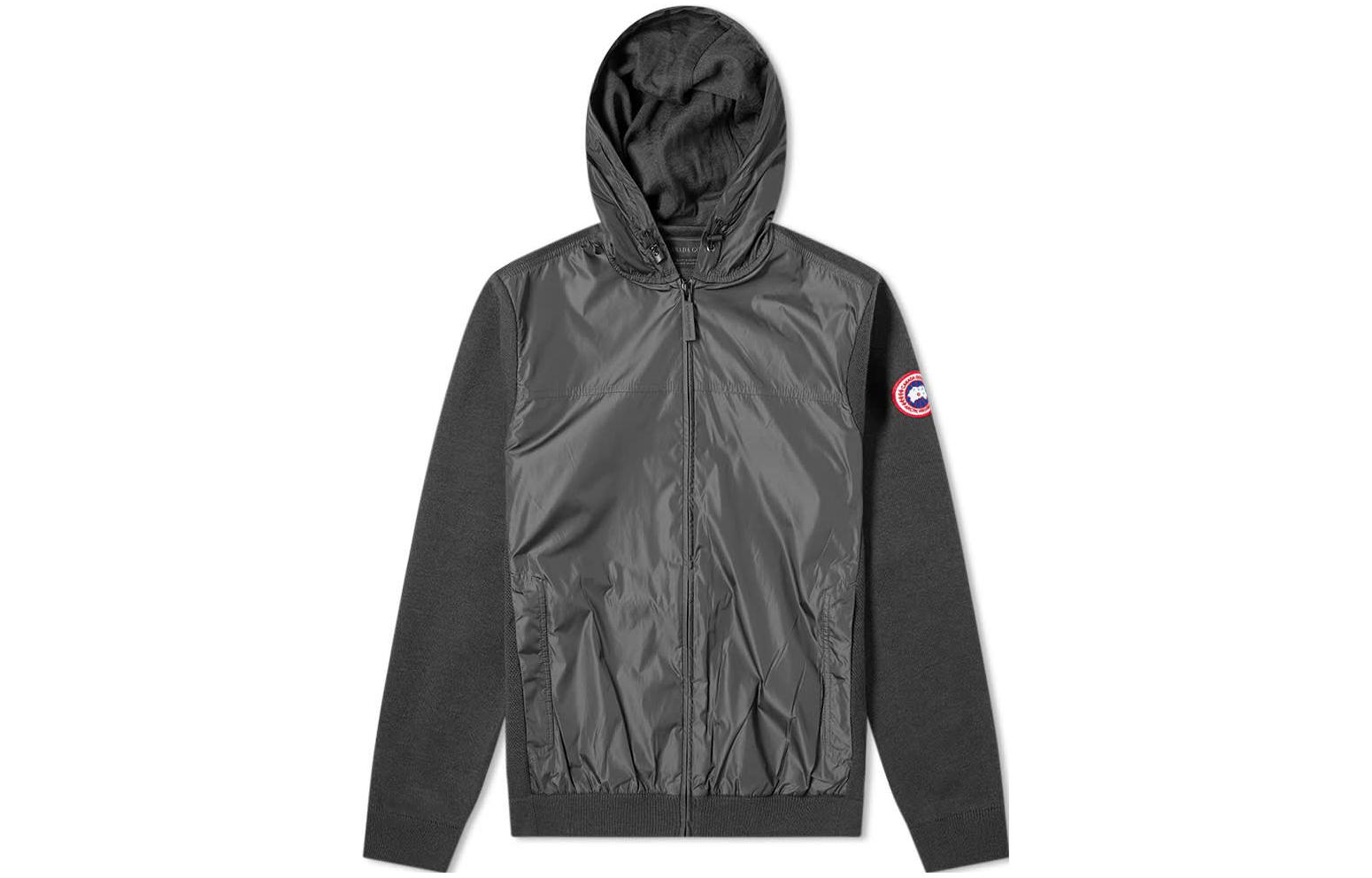 Canada Goose FW22 Colorblock Zip-Up Hoodie Jacket - Black 6868M-699