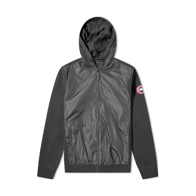 Canada Goose FW22 Colorblock Zip-Up Hoodie Jacket - Black 6868M-699