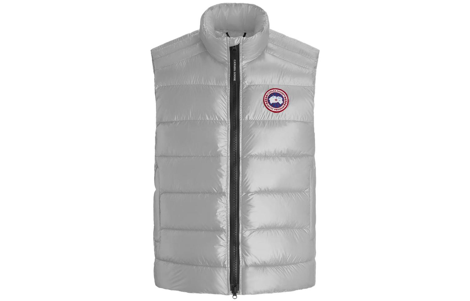 Canada Goose FW22 Crofton Silver Birch Lightweight Down Puffer Vest Unisex. 2229M-200