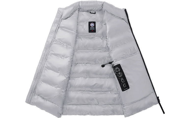 Lookbook 加拿大鹅 FW22 Crofton 银桦轻量羽绒马甲 男女同款。 2229M-200