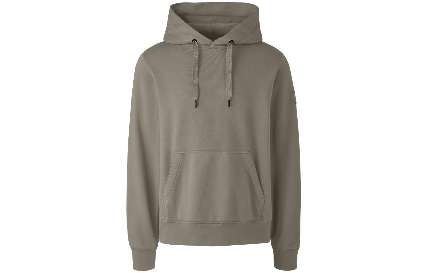 Canada Goose FW22 Grey Solid Color Drawstring Hoodie 7403M2-255