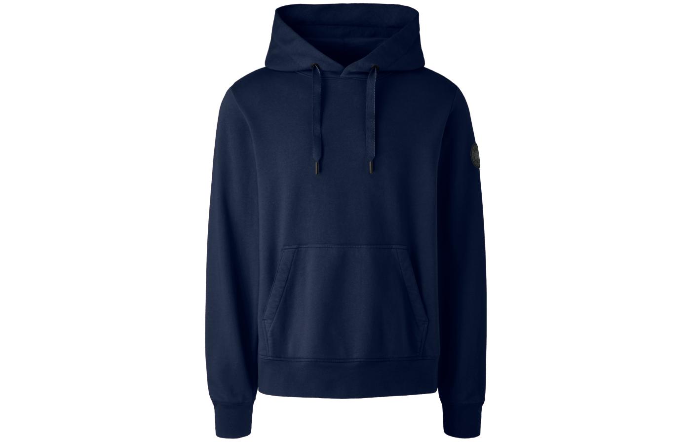 Canada Goose FW22 Huron Solid Drawstring Hoodie Ocean Blue 7403MB-63