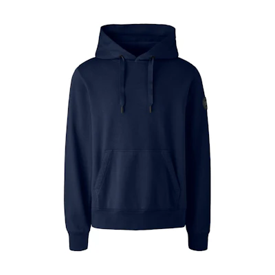 Canada Goose FW22 Huron Solid Drawstring Hoodie Ocean Blue 7403MB-63