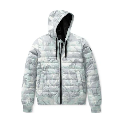 Canada Goose FW22 Ice Camo Hooded Down Jacket Camouflage Print 2207MBP-474