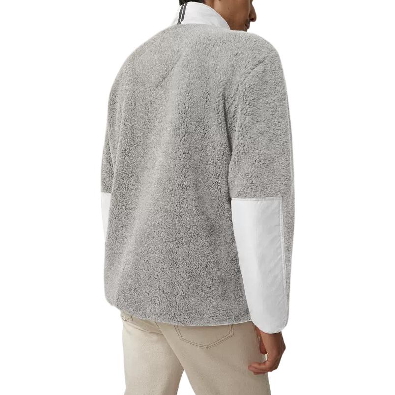 Shop Canada Goose FW22 Kelowna Humanature Sherpa Jacket Mens Beige 7017M2-99