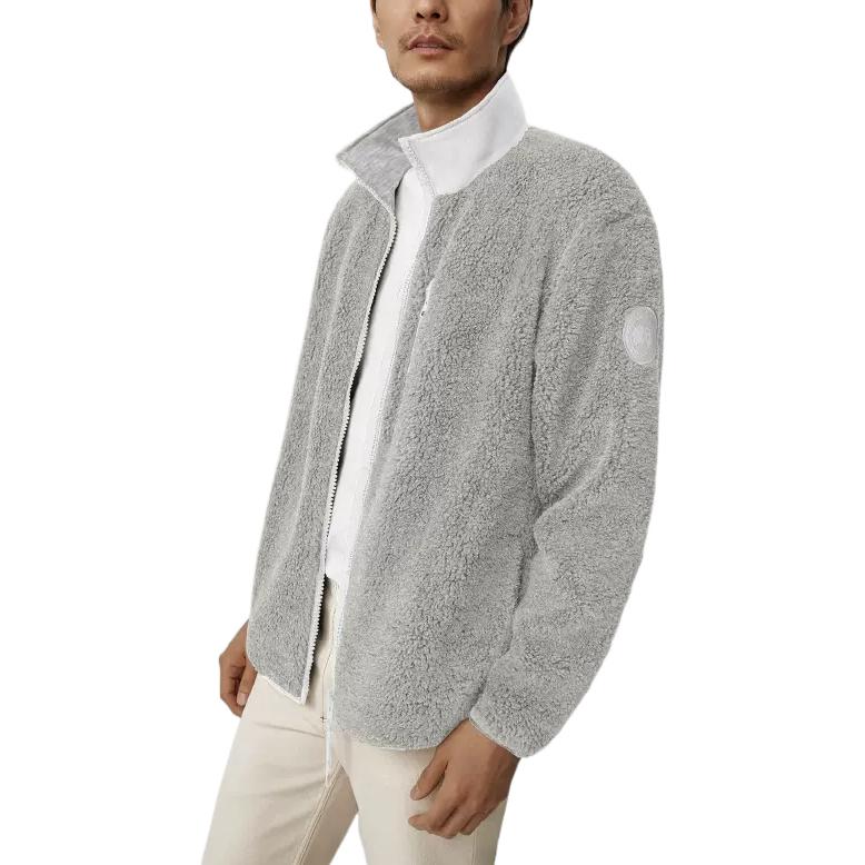 Purchase Canada Goose FW22 Kelowna Humanature Sherpa Jacket Mens Beige 7017M2-99