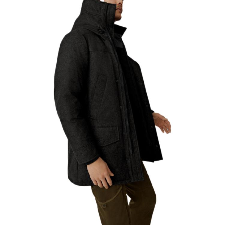 Purchase Canada Goose FW22 Langford  Waterproof Down Jacket Charcoal Black Mix 2062M1-1160