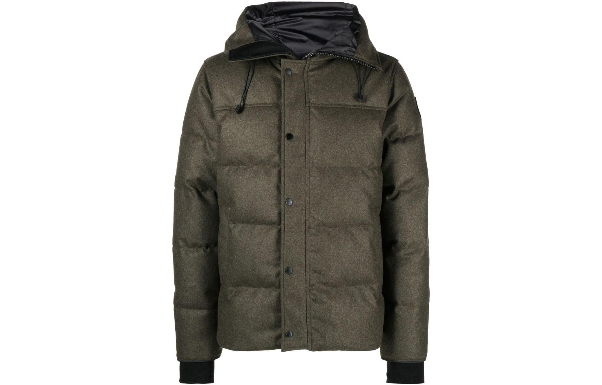 Canada Goose FW22 MacMillan Olive Green Waterproof Windproof Hooded Down Jacket. 3804M1-1162