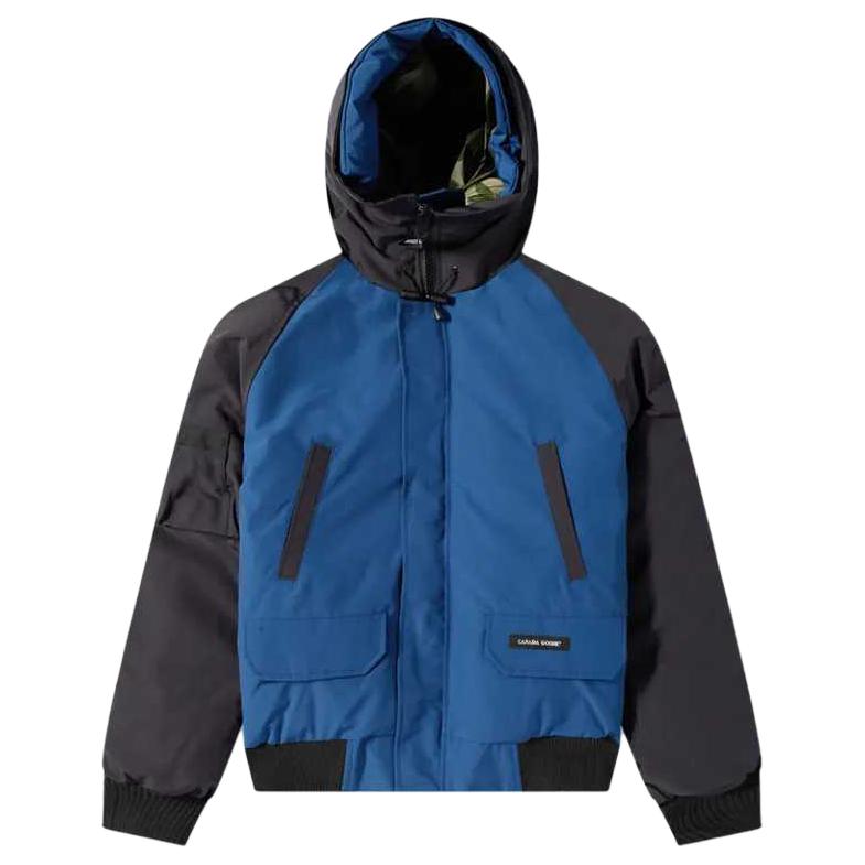 Canada Goose FW22 Regeneration Colorblock Short Down Jacket Navy Unisex. 2050U1-1288