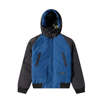 Canada Goose FW22 Regeneration Colorblock Short Down Jacket Navy Unisex. 2050U1-1288
