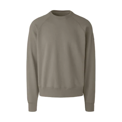 Canada Goose FW22 Solid Color Crewneck Sweatshirt Khaki 7400M2-255