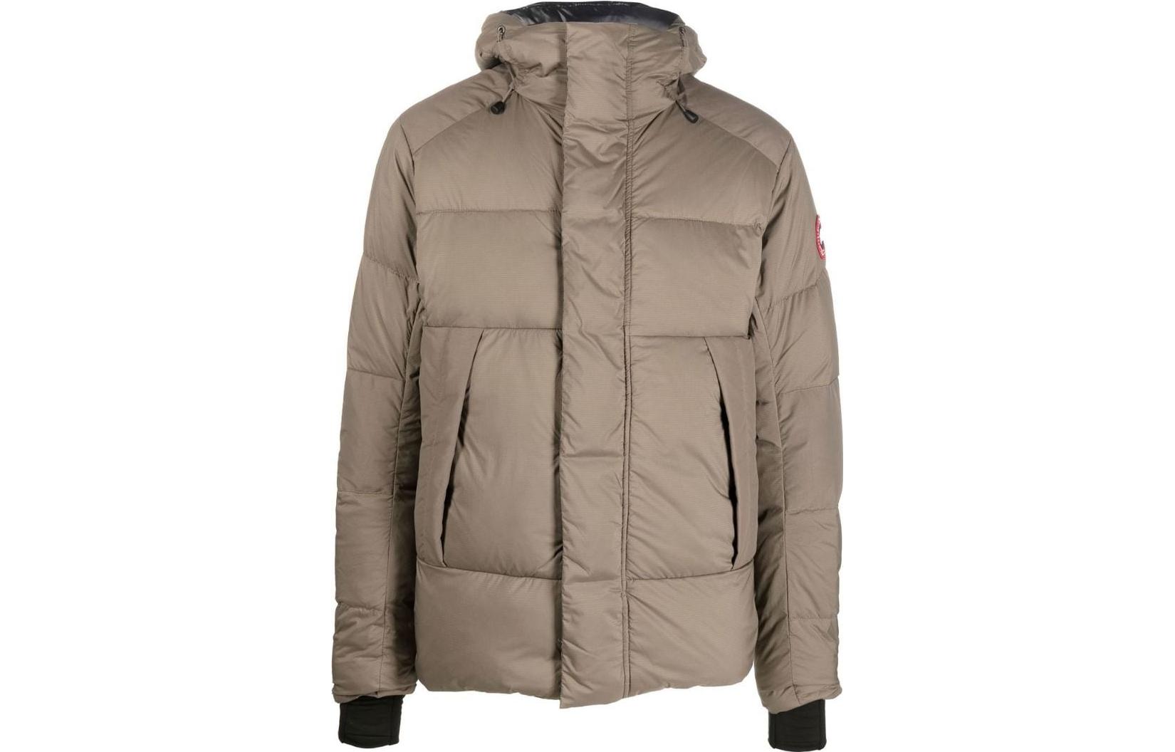 Canada Goose FW22 Solid Color Hooded Jacket Light Brown 5076M