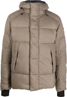 Canada Goose FW22 Solid Color Hooded Jacket Light Brown 5076M Canada Goose FW22 Solid Color Hooded Jacket Light Brown 5076M