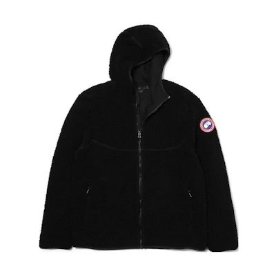 Canada Goose FW22 Solid Color Zip Hoodie Jacket Black 6997M-61