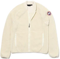 Canada Goose FW22 Solid Logo Zip Jacket Beige Unisex 6998M-206 Canada Goose FW22 Solid Logo Zip Jacket Beige Unisex 6998M-206