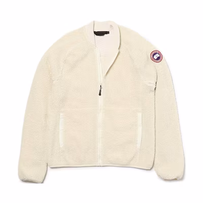 Canada Goose FW22 Solid Logo Zip Jacket Beige Unisex 6998M-206