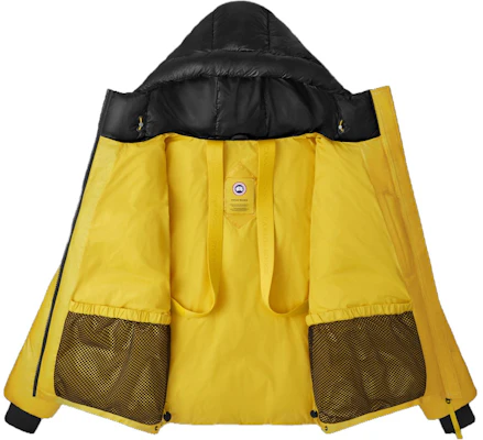 加拿大鵝 FW23 CG 圖章拼色連帽羽絨外套 黃色 男女款 1122MPM-1391 Lookbook 加拿大鵝 FW23 CG 圖章拼色連帽羽絨外套 黃色 男女款 1122MPM-1391