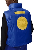 Rompi Unisex Canada Goose FW23 CG Disc Fitted Zip Solid Blue. 1123UPM-1392 Details for Rompi Unisex Canada Goose FW23 CG Disc Fitted Zip Solid Blue. 1123UPM-1392