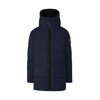 Canada Goose FW23 Lawrence Puffer Hooded Mid-Length Down Jacket Blue Mens. 2801M-63