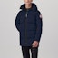 Lookbook Canada Goose FW23 Chaqueta Azul Hombre Lawrence Puffer Capucha Pluma Mid-Length. 2801M-63