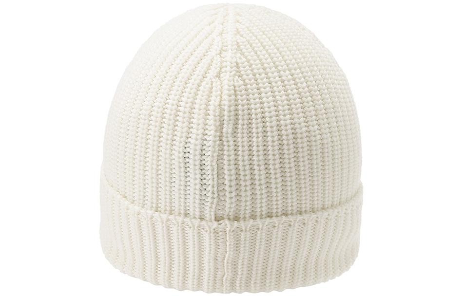 Purchase Canada Goose FW23 Logo Embroidered Ribbed Toque Wool Beanie Unisex - Off White. 5026M-467