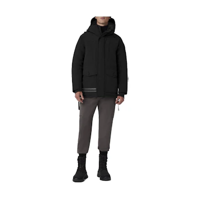 Canada Goose FW23 Toronto Logo Hoodie Jacket Black Jacket 1048M-381