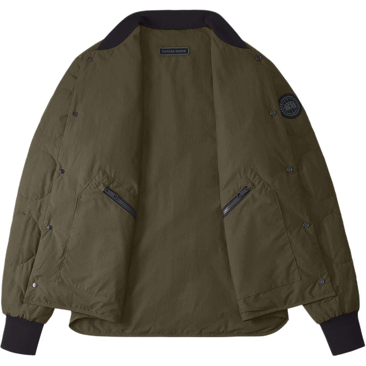 Shop Canada Goose 黑標軍綠雙面穿羽絨飛行外套 男女款 3599MB-49